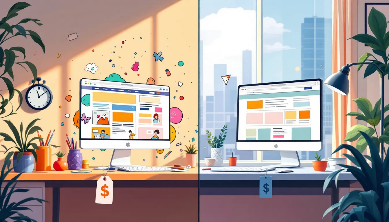 Custom vs. Template Websites: Pros and Cons